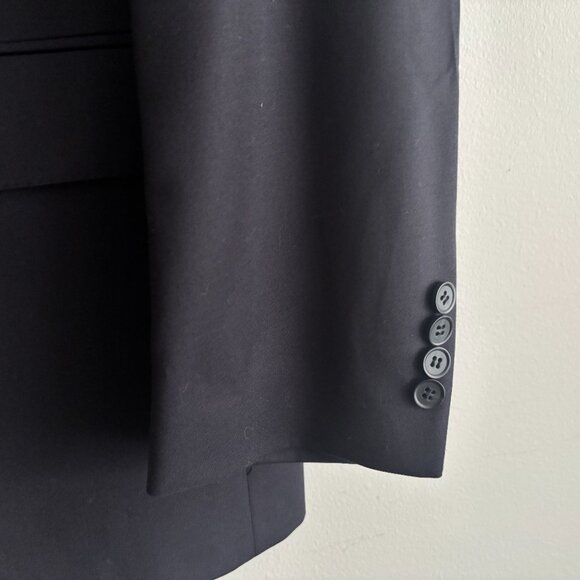 $1700 Samuelsohn Harry Rosen Dark Navy Wool Suit -42. Pants 36-37 - Picture 4 of 16